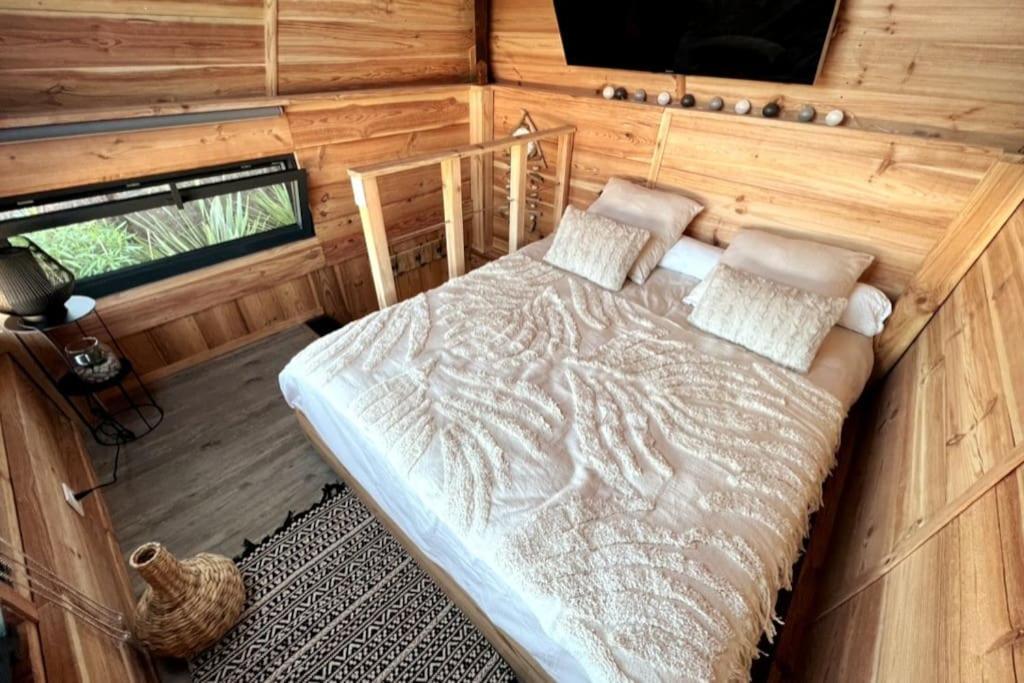 Chalet Et Jaccuzy Sur La Plage Biscarrosse Exterior foto